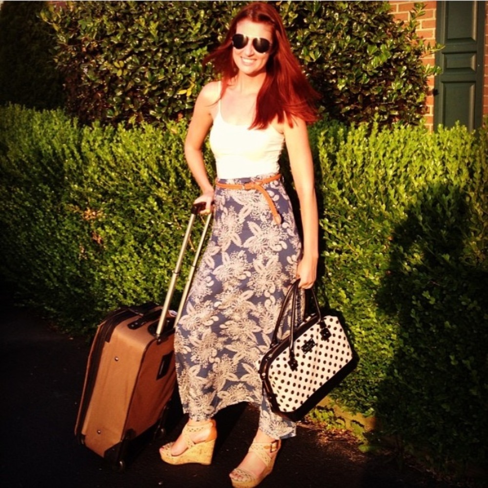 ModCloth Paisley Maxi Skirt